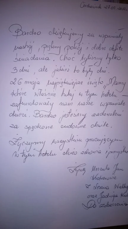 Księga gości strona 10