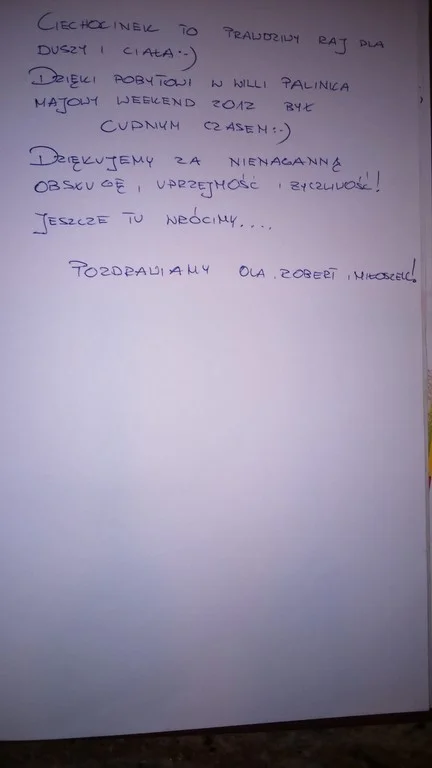 Księga gości strona 12
