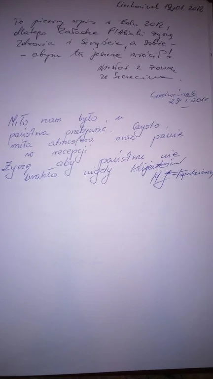 Księga gości strona 16