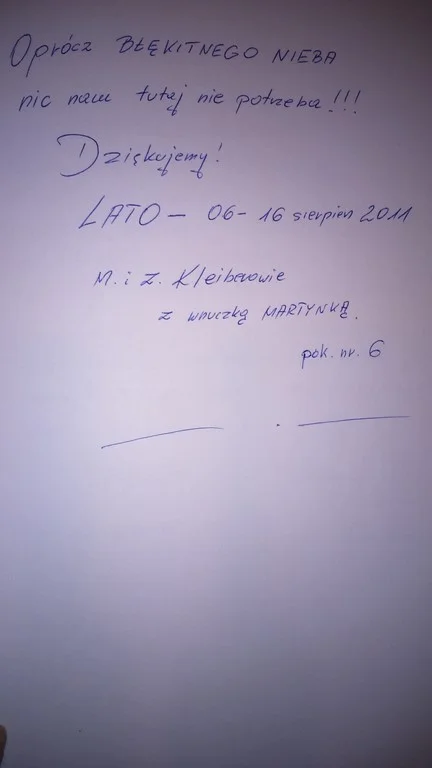 Księga gości strona 22