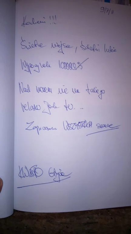 Księga gości strona 26