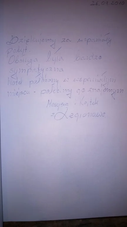 Księga gości strona 40
