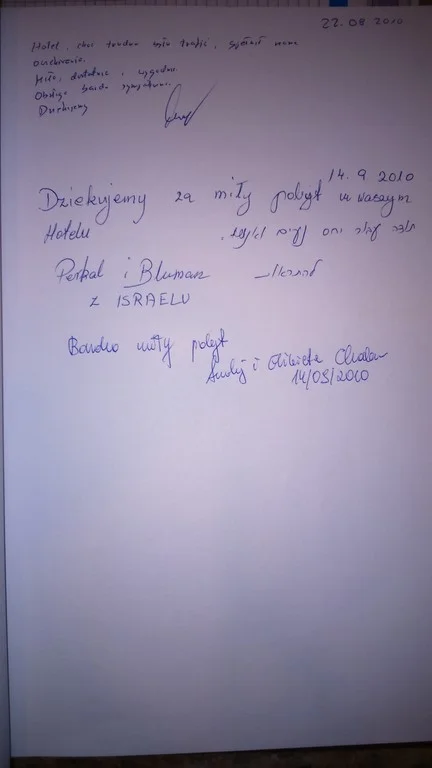 Księga gości strona 41