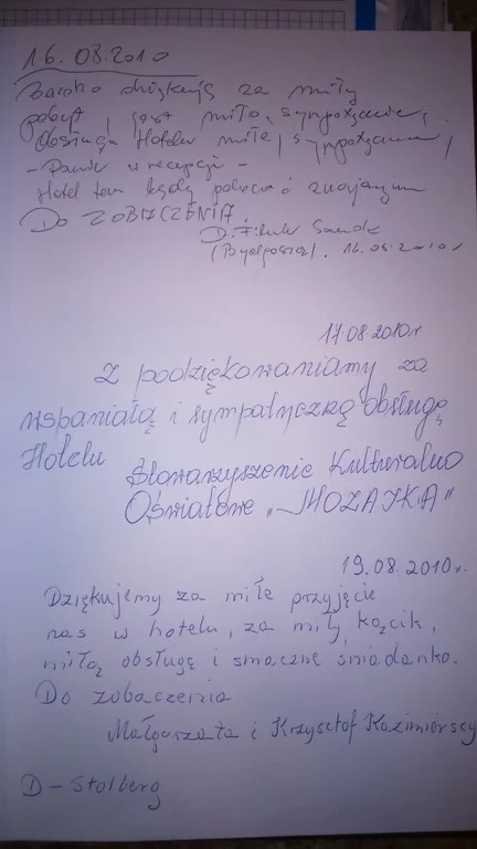 Księga gości strona 42