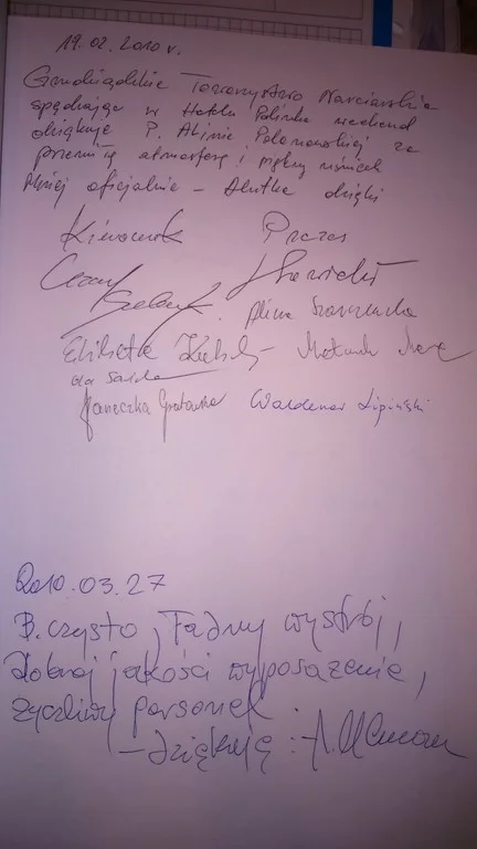 Księga gości strona 52