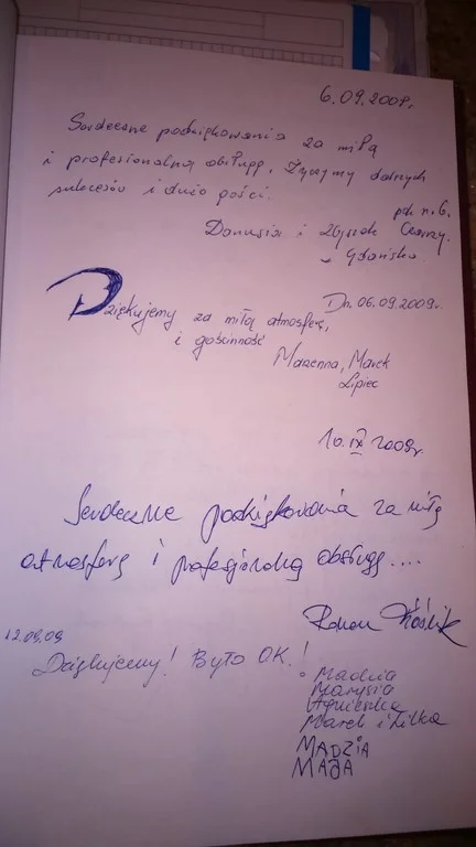 Księga gości strona 55
