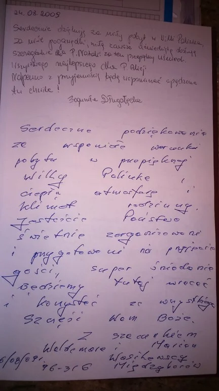 Księga gości strona 57