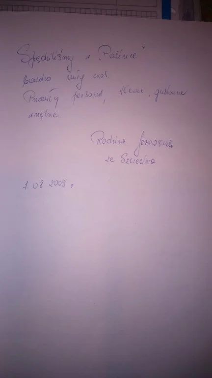 Księga gości strona 62