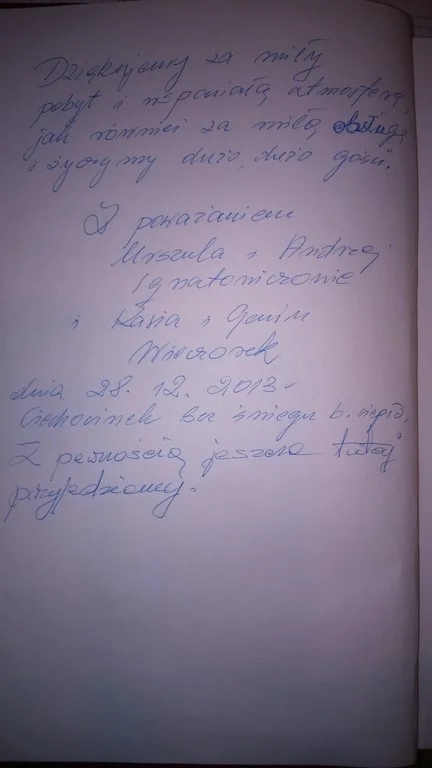 Księga gości strona 74